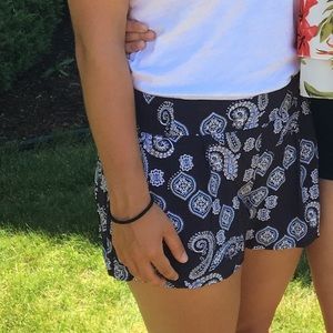 Paisley flowy shorts with pockets